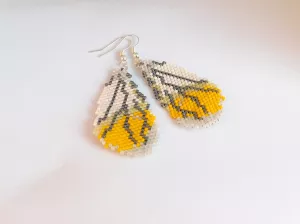 Náušnice Dotek motýlího ticha