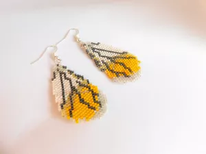 Náušnice Dotek motýlího ticha