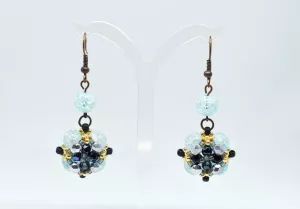 Náušnice Aqua Reliéfé