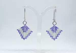 Náušnice Dech fialové rosy