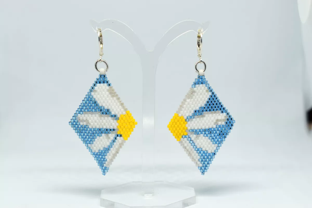 Náušnice Kopretinové pohlazení