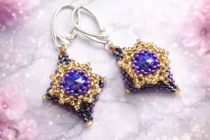 Náušnice Damarys Královský soumrak