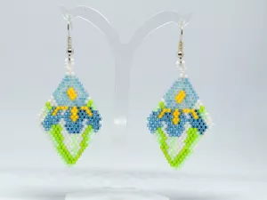 Náušnice Květ modrého soumraku Náušnice Květ modrého soumraku