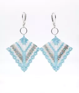 Náušnice Ledové pírko