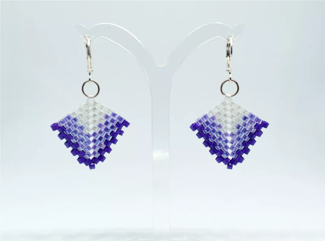 Náušnice Lilkový sen