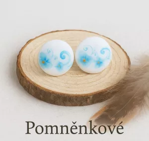 Náušnice Pomněnkové