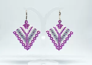 Náušnice Šepot růžového večera