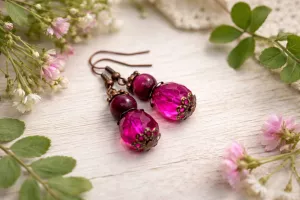 Náušnice Tajemství purpuru Náušnice Tajemství purpuru