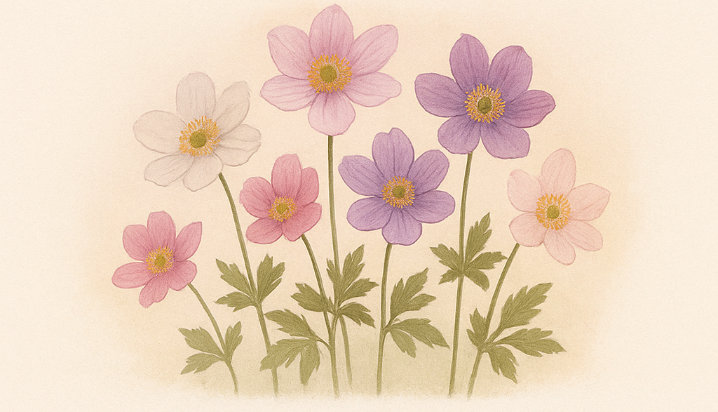 Sasanka – tanec jara na tenkých stoncích