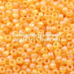 Poslední zlatý paprsek<br>
(Matte Tr Lt Topaz AB)
