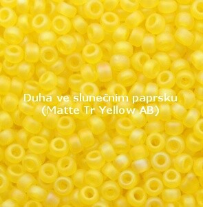 Duha ve slunečním paprsku<br>
(Matte Tr Yellow AB)