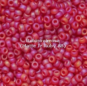 Rubínová rosa<br>
(Matte Tr Ruby AB)