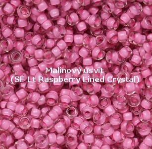 Malinový úsvit<br>
(SF Lt Raspberry Lined Crystal)
